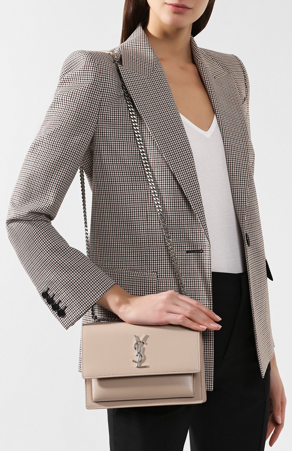 Сумка sunset monogram medium SAINT LAURENT, арт. 442906/D420N, фото 5