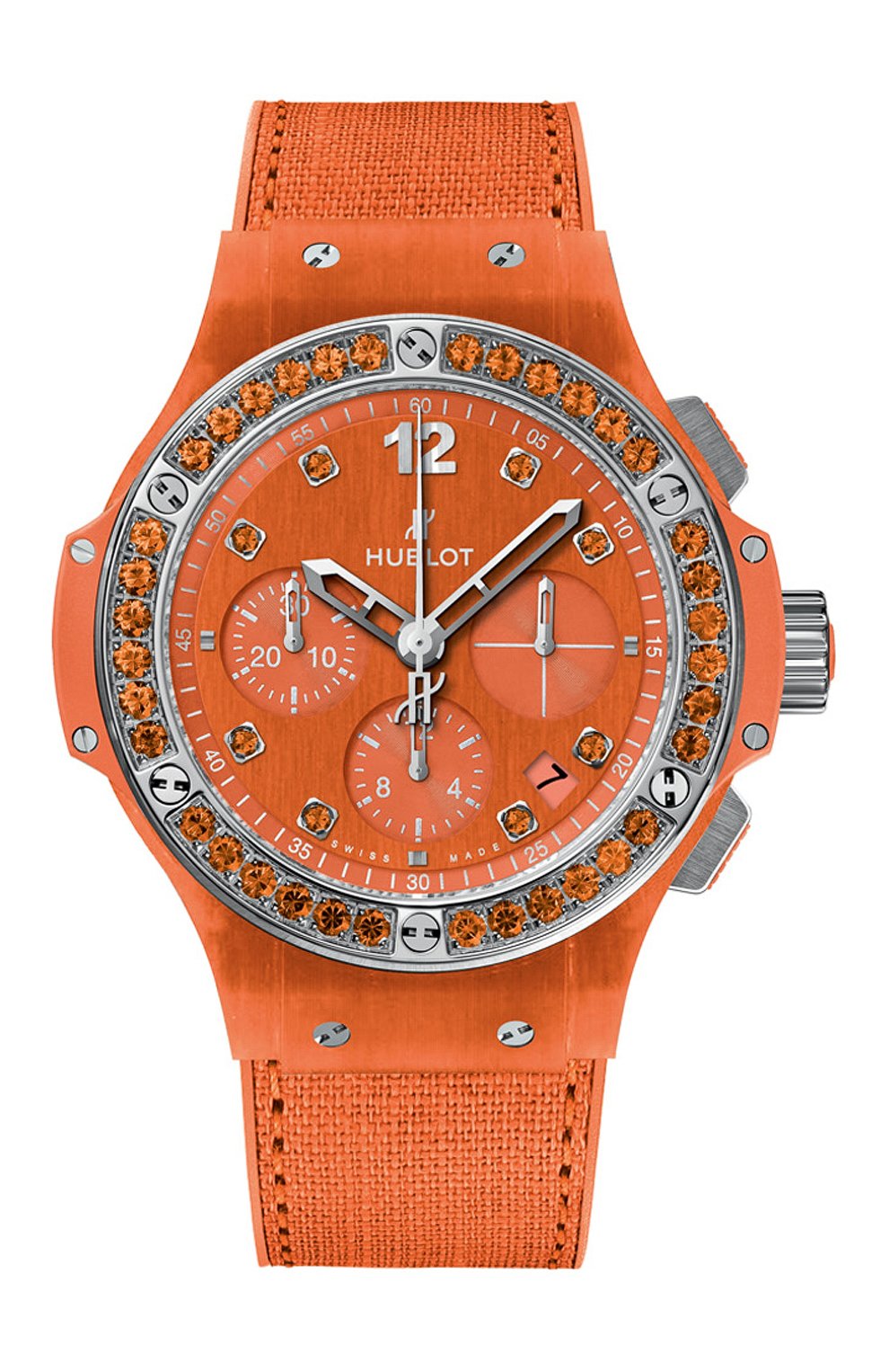Часы big bang orange linen HUBLOT бесцветного цвета по цене 2483000 руб., арт. 341.XO.2770.NR.1206, фото 1 Часы big bang orange linen HUBLOT, арт. 341.XO.2770.NR.1206, фото 1