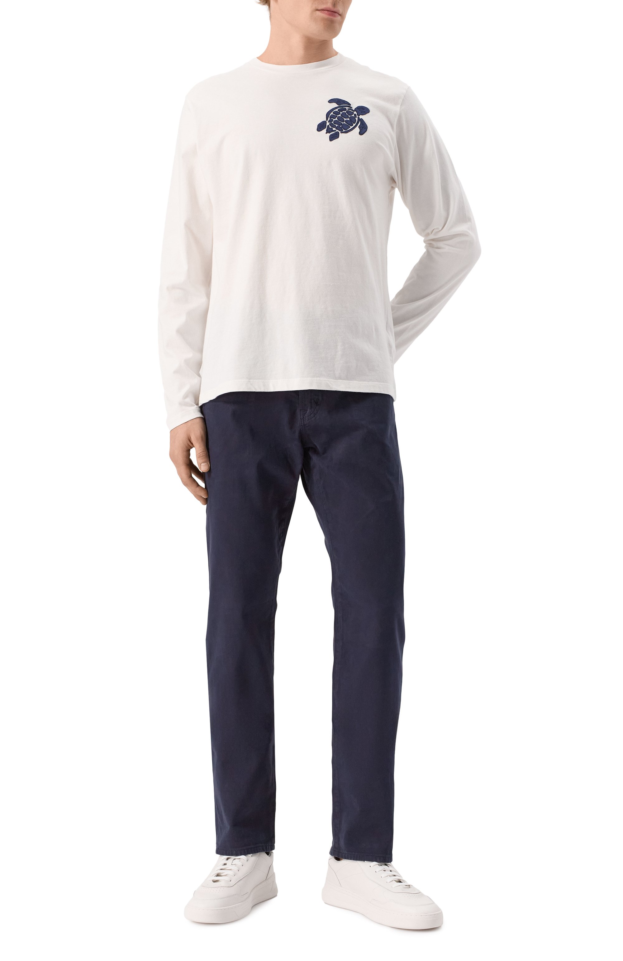 Хлопковый лонгслив VILEBREQUIN, арт. VBMTS0008-V76/03059, фото 2