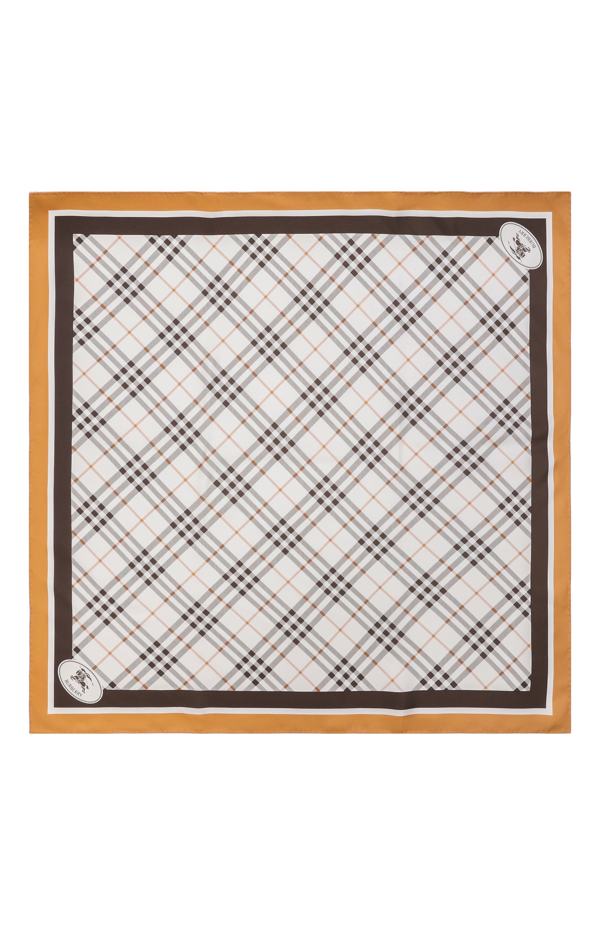 Шелковый платок BURBERRY, арт. 8120319, фото 4