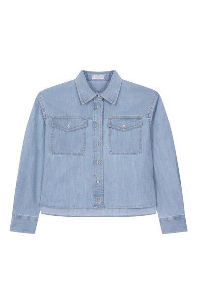 Джинсовая рубашка BRUNELLO CUCINELLI, арт. BH192C860A