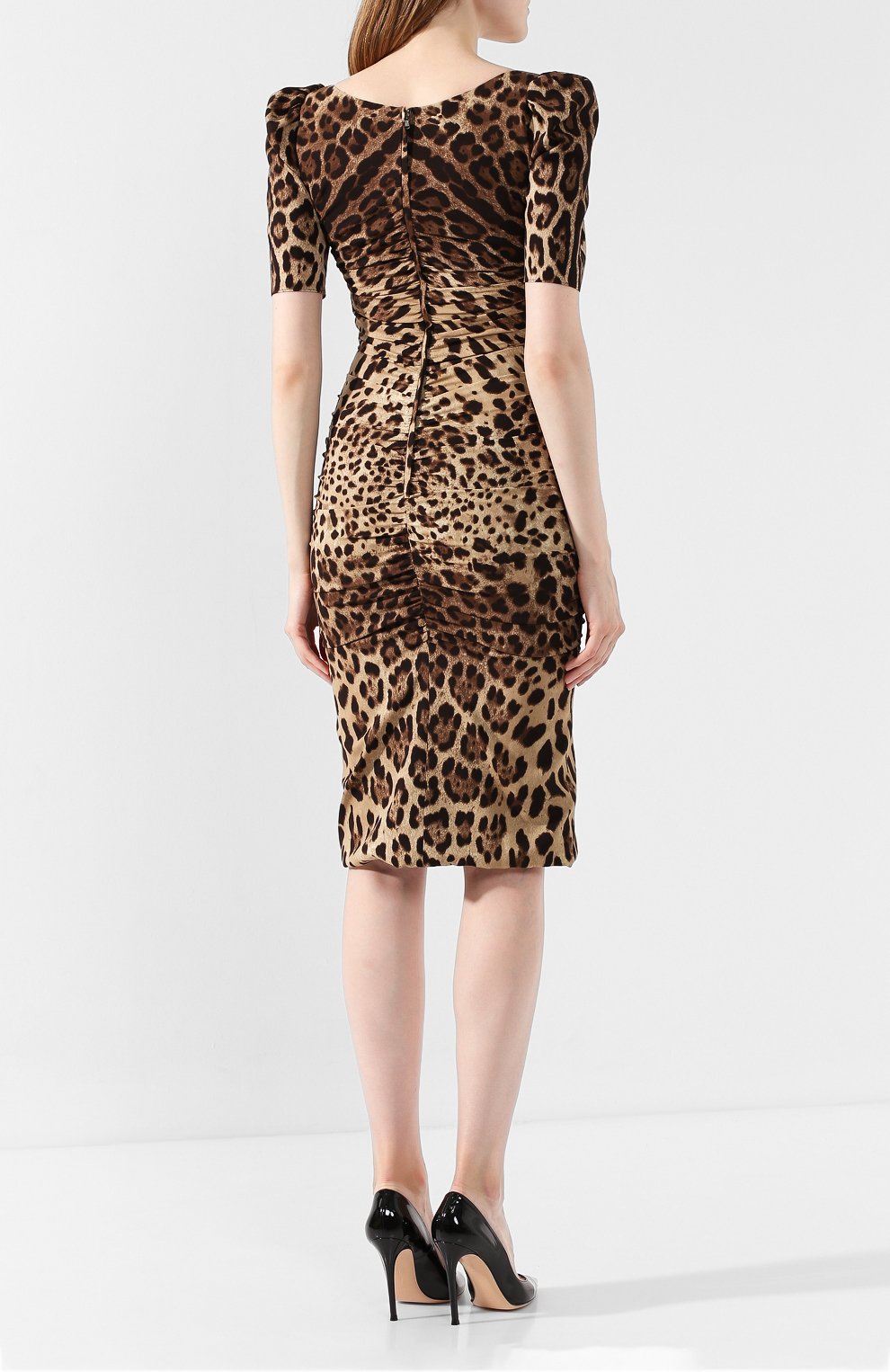 Шелковое платье DOLCE & GABBANA, арт. F6E7AT/FSADD, фото 4