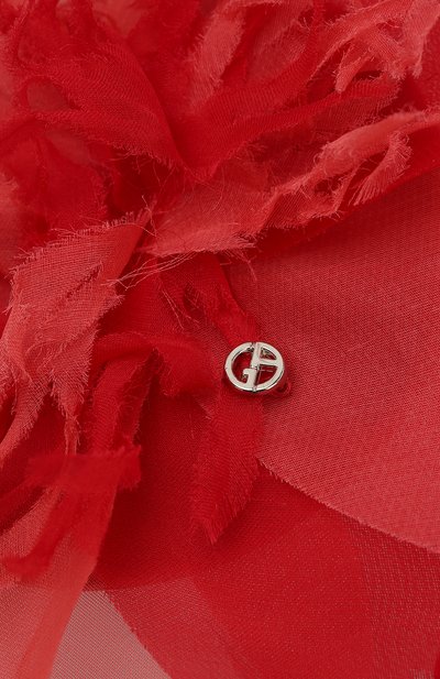 Брошь GIORGIO ARMANI красного цвета по цене 79950 руб., арт. 61N401/9P041, фото 3 Брошь GIORGIO ARMANI, арт. 61N401/9P041, фото 3