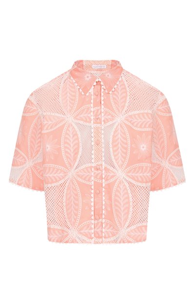 Женская хлопковая блузка POUPETTE ST BARTH, арт. WJVS26BCBPCH