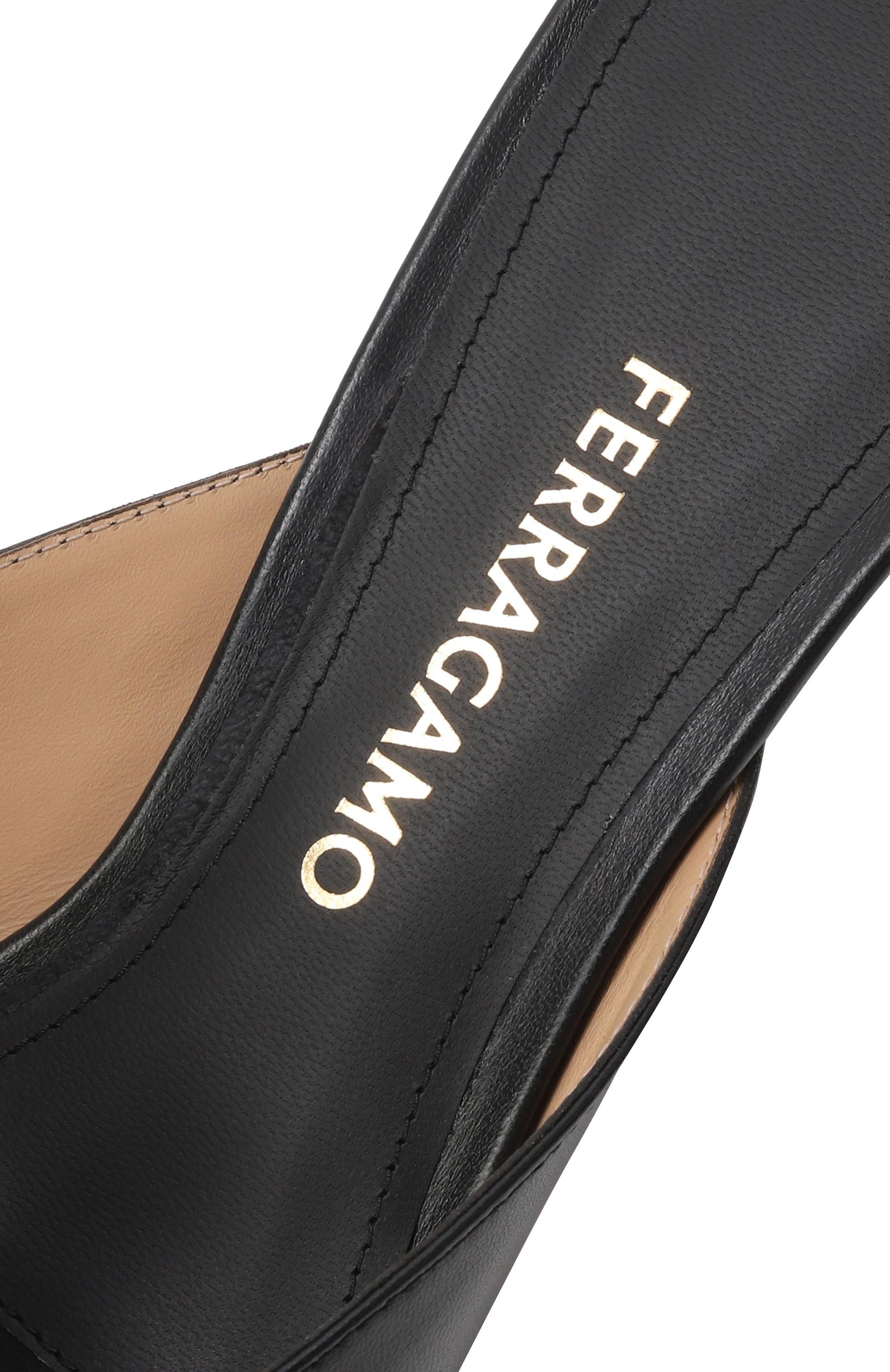 Кожаные мюли FERRAGAMO, арт. 01J681/781150, фото 7