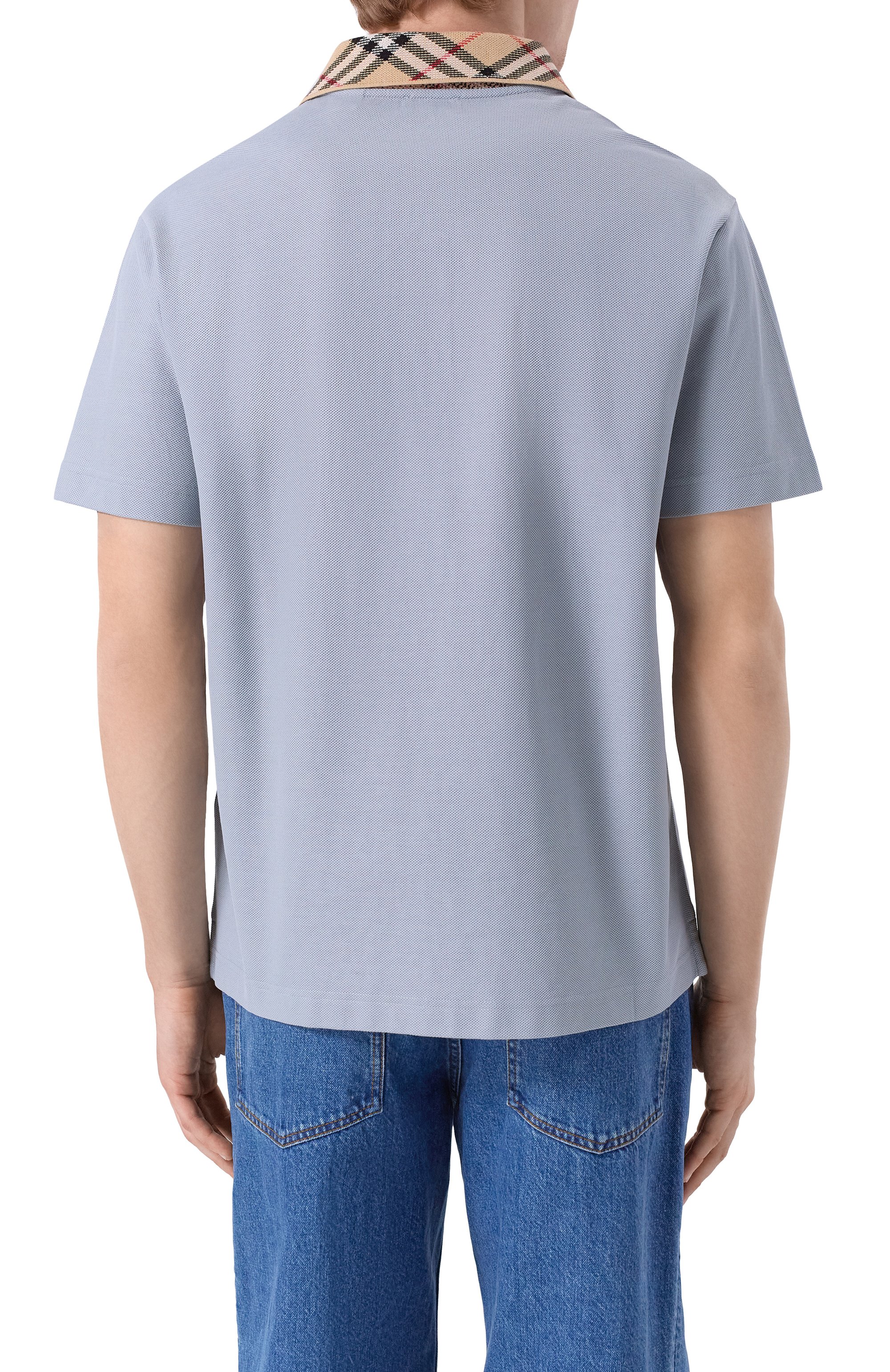 Хлопковое поло BURBERRY, арт. 8110944, фото 4