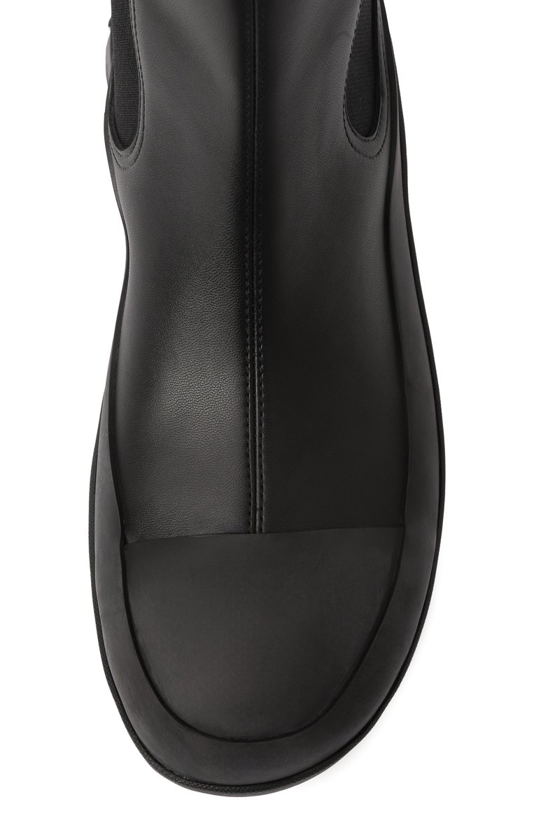 Женские комбинированные челси STELLA MCCARTNEY черного цвета, арт. 800397/N0242 | Фото 7 (Материал внутренний: Текстиль, Резина; Подошва: Платформа; Каблук высота: Низкий; Материал внешний: Экокожа, Текстиль; Материал утеплителя: Без утеплителя; Женское Кросс-КТ: Челси-ботинки)
