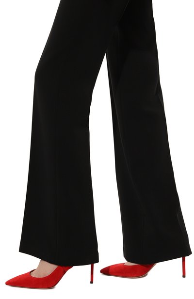 Замшевые туфли very bow tie 85 AQUAZZURA, арт. VBTMIDP0-SUE-000, фото 3