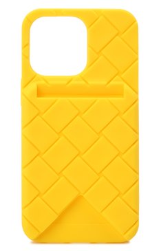 Чехол для iphone 13 pro BOTTEGA VENETA желтого цвета, арт. 690657/V0EY0 | Фото 1 (Региональные ограничения белый список (Axapta Mercury): Не проставлено; Нос: Не проставлено; Материал: Пластик)