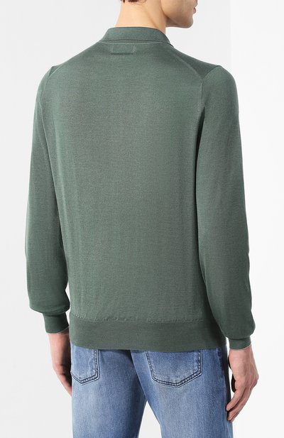 Поло из смеси кашемира и шелка BRUNELLO CUCINELLI, арт. M2300295, фото 4