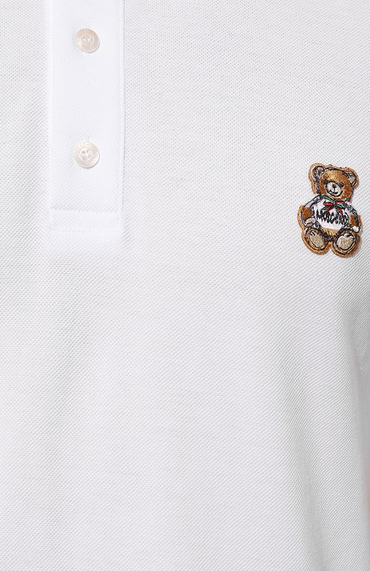 Хлопковое поло Moschino 5
