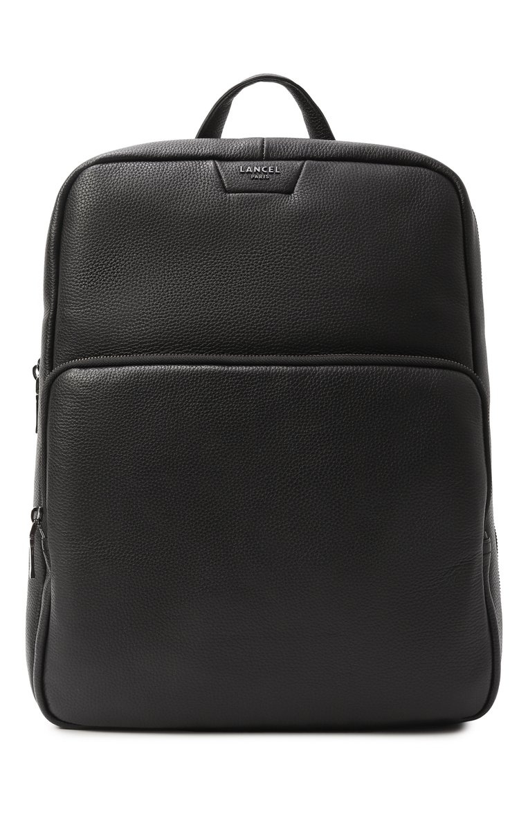 Мужской рюкзак côme LANCEL черного цвета, арт. A12872 | Фото 1 (Материал: Натуральная кожа; Автоматизация ТО: Проставлено; Размер: large; Автоматизация состава: Проставлено; Сумки-технические: Рюкзаки - большие; Стили: Классический)