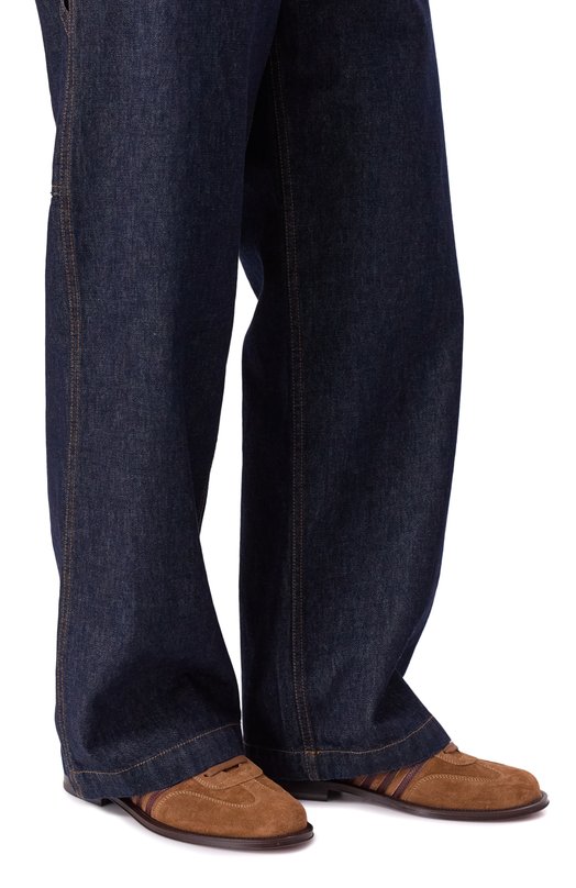 Замшевые кеды Boxer Derby Dsquared2 LUM0107/01504118 Коричневый  LUM0107/01504118 Фото 3