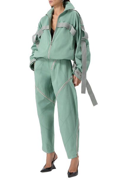 Хлопковые брюки THE ATTICO, арт. 250WCP00267/CCC110AA, фото 2