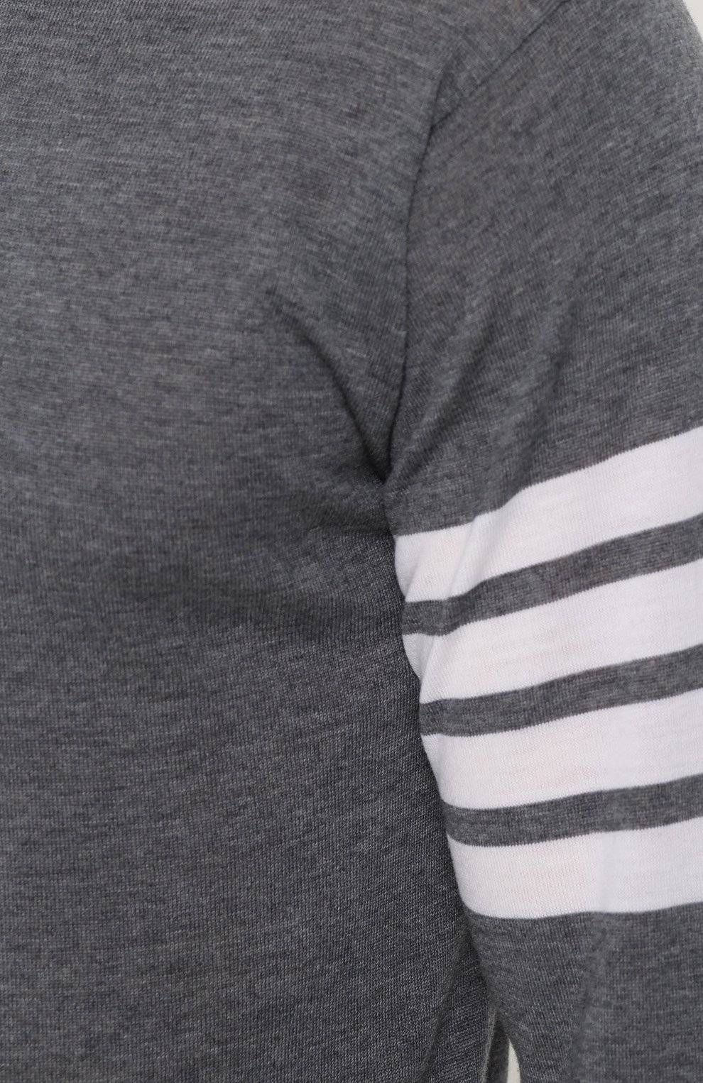 Шерстяной джемпер с контрастной отделкой и декоративными пуговицами THOM BROWNE, арт. MKA002A-00014, фото 5