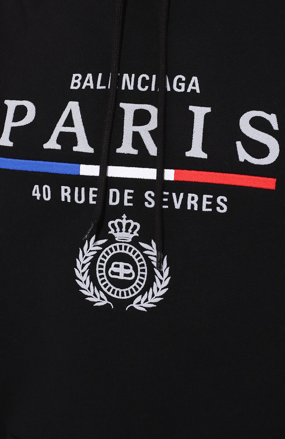 Хлопковое худи BALENCIAGA черного цвета по цене 51500 руб., арт. 570811/TGV68, фото 5 Хлопковое худи BALENCIAGA, арт. 570811/TGV68, фото 5