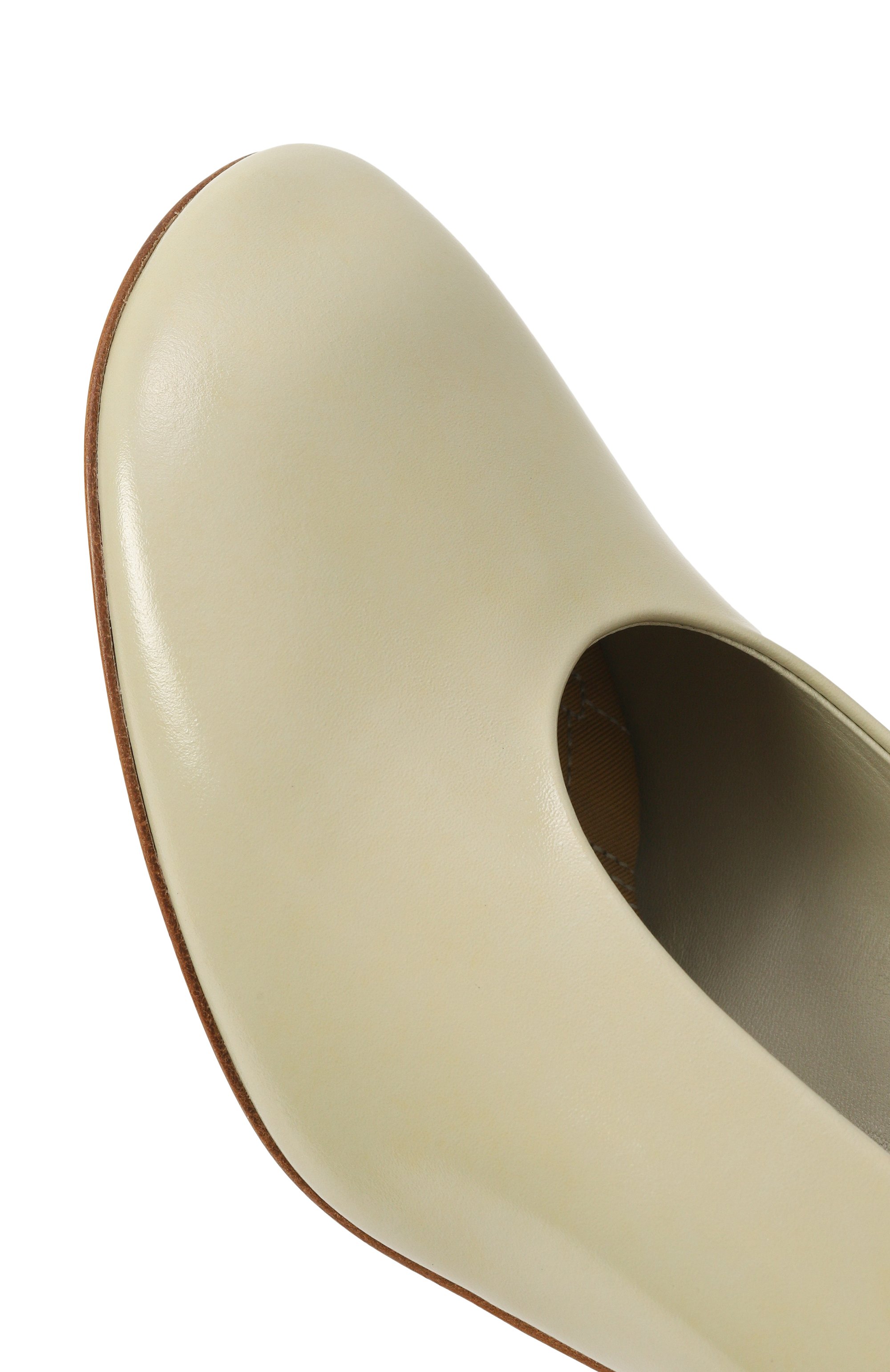 Кожаные туфли BURBERRY светло-зеленого цвета по цене 83050 руб., арт. 8080575, фото 7 Кожаные туфли BURBERRY, арт. 8080575, фото 7