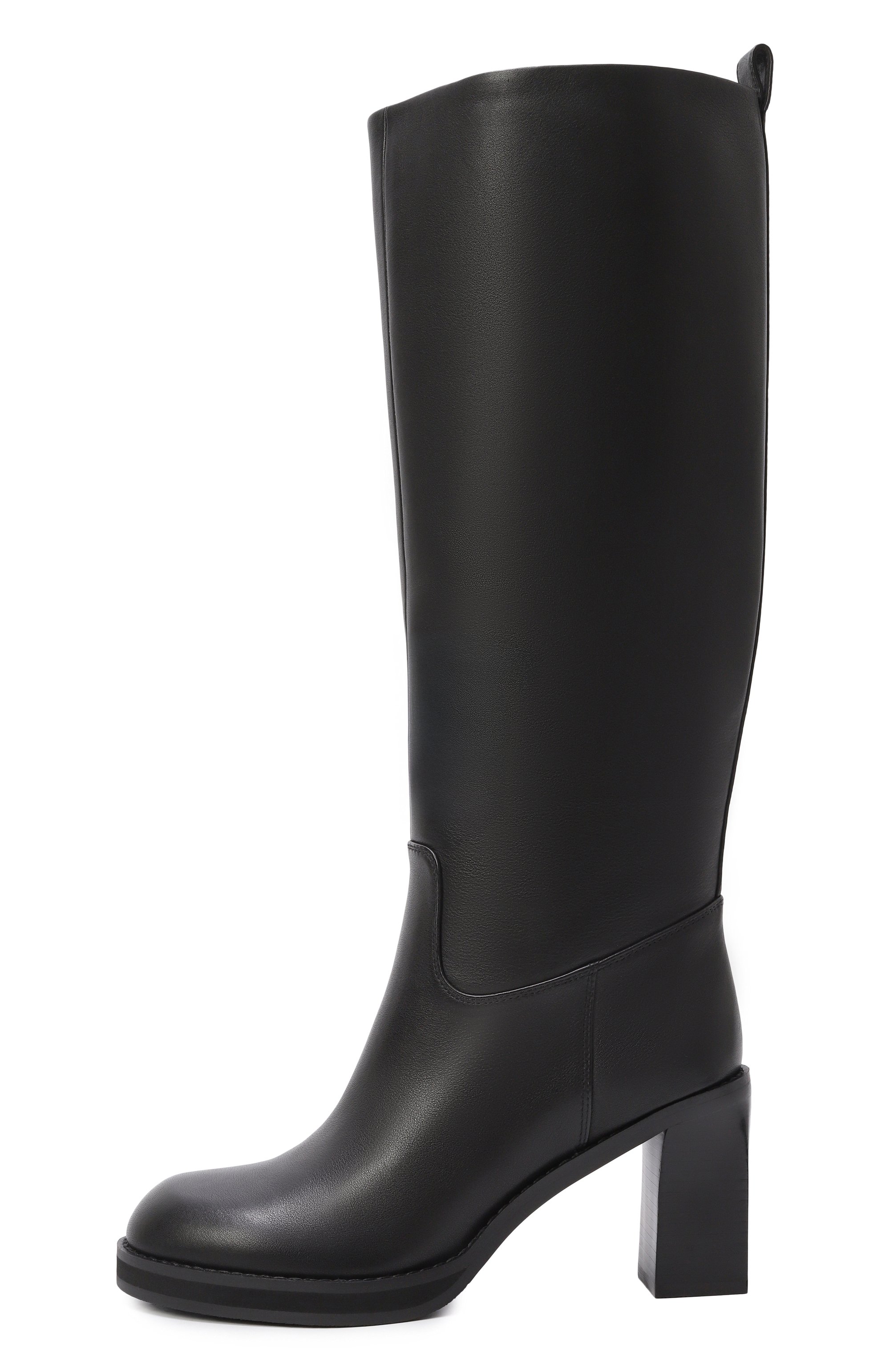 Кожаные сапоги 12 STOREEZ, арт. 133743, фото 4