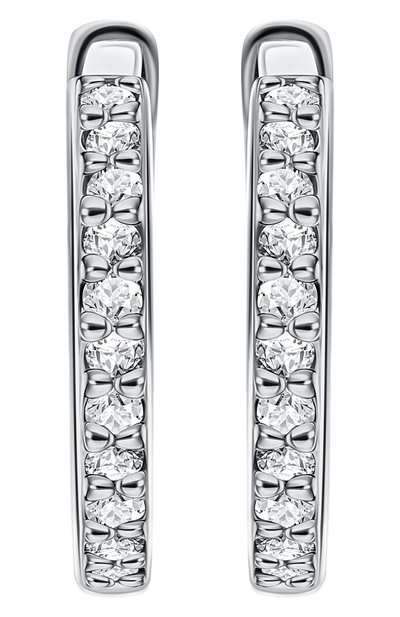 Серьги с белым топазом MOONKA, арт. ec-cer-r, фото 1