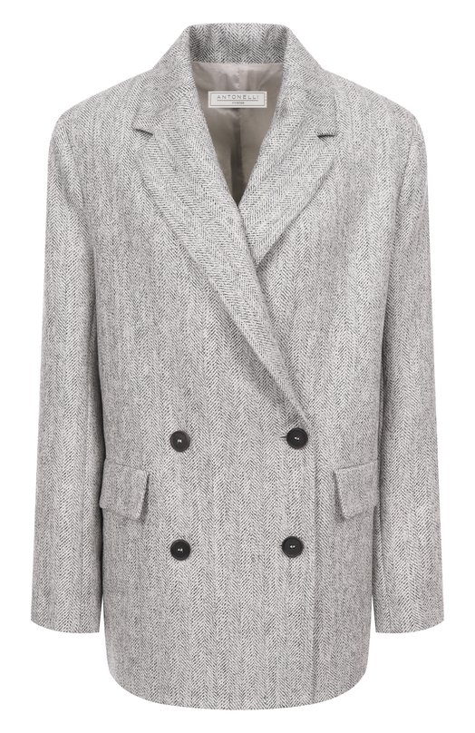 Жакет из шерсти и вискозы Antonelli Firenze M3452P/895C Серый M3452P/895C