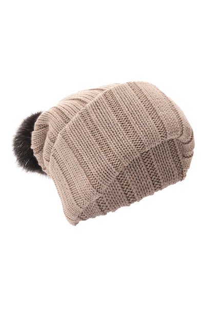 Шерстяная шапка с отделкой из соболя BLACK SABLE, арт. BS-47CC13, фото 1