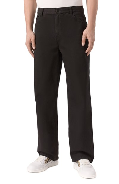 Хлопковые брюки BURBERRY, арт. 8109241, фото 3