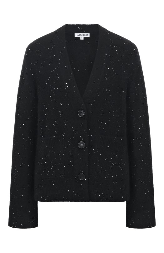 Кардиган из кашемира и хлопка Addicted MK900 SEQ-1 Чёрный MK900 SEQ-1
