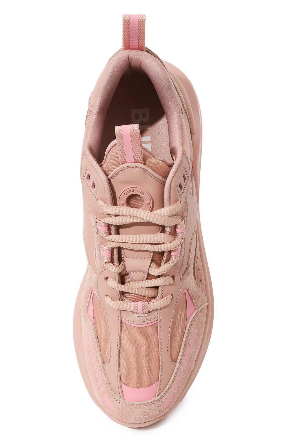 Комбинированные кроссовки sean BURBERRY светло-розового цвета по цене 67050 руб., арт. 8063490, фото 6 Комбинированные кроссовки sean BURBERRY, арт. 8063490, фото 6