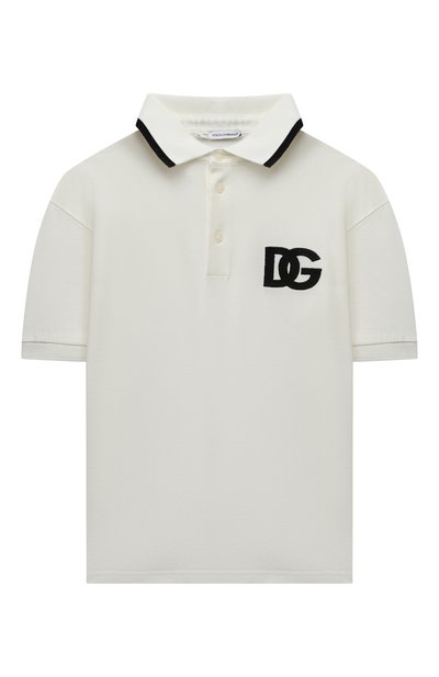 Хлопковое поло DOLCE & GABBANA, арт. L4JTCE/G7F0F/2-6, фото 1