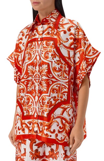 Шелковая рубашка DOLCE & GABBANA, арт. F5T52T/GDDRE, фото 3