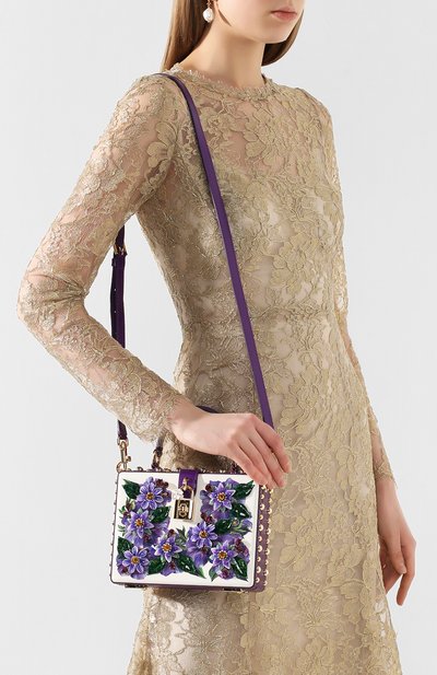 Сумка dolce box DOLCE & GABBANA разноцветного цвета по цене 424500 руб., арт. BB5970/AX029, фото 5 Сумка dolce box DOLCE & GABBANA, арт. BB5970/AX029, фото 5