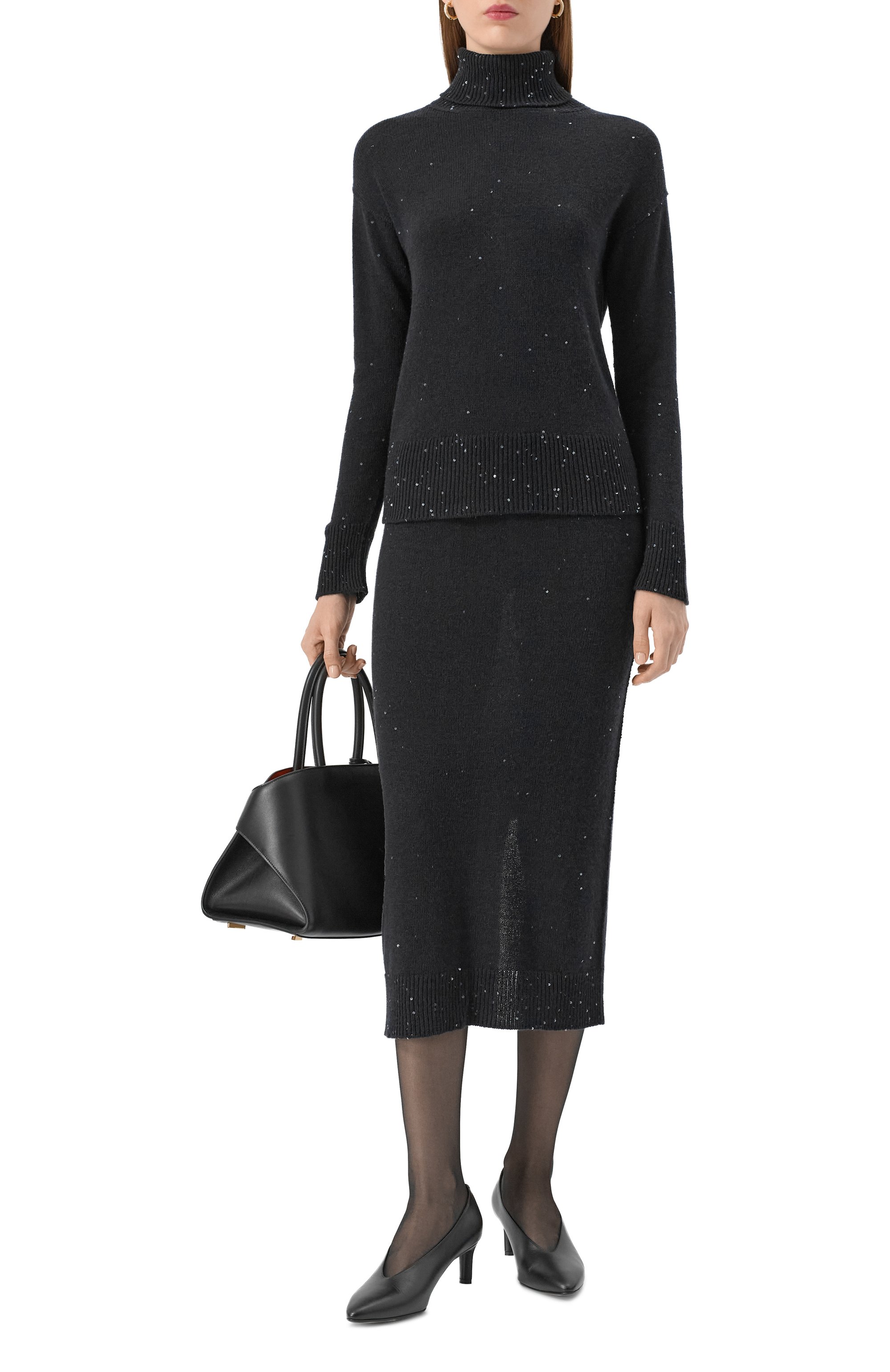 Юбка из шерсти и кашемира LORENA ANTONIAZZI, арт. SM15A/2989, фото 2