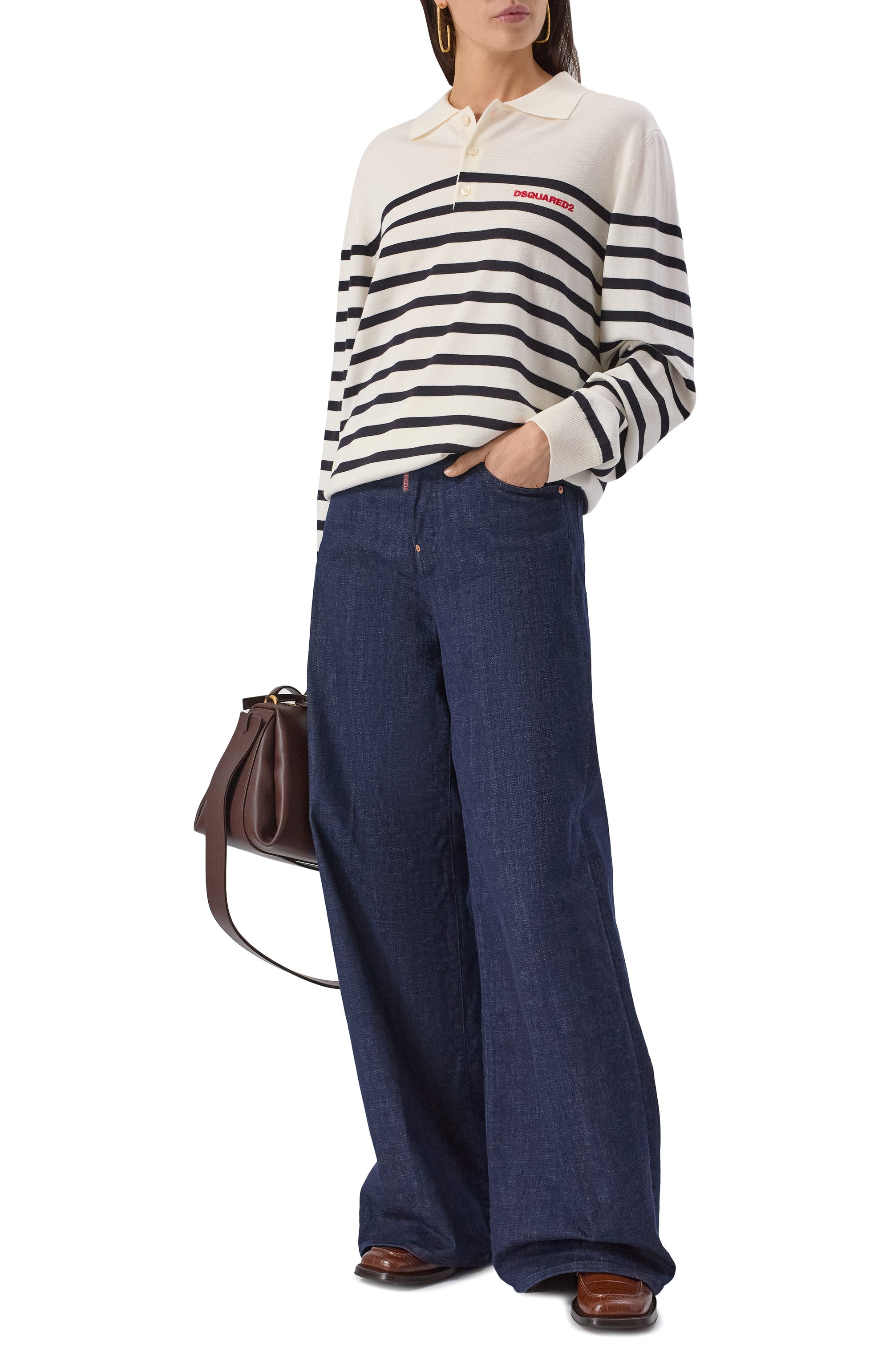 Шерстяное поло DSQUARED2, арт. S75HA1392/D13153, фото 2