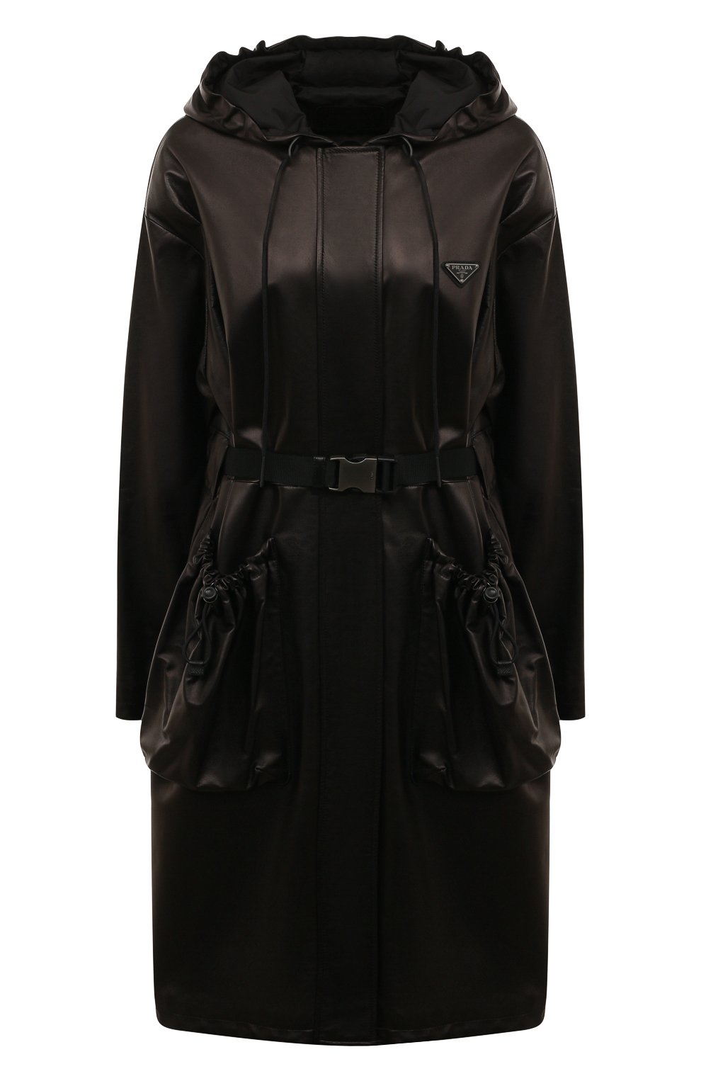Кожаное пальто PRADA, арт. 56961-08P-F0002, фото 1