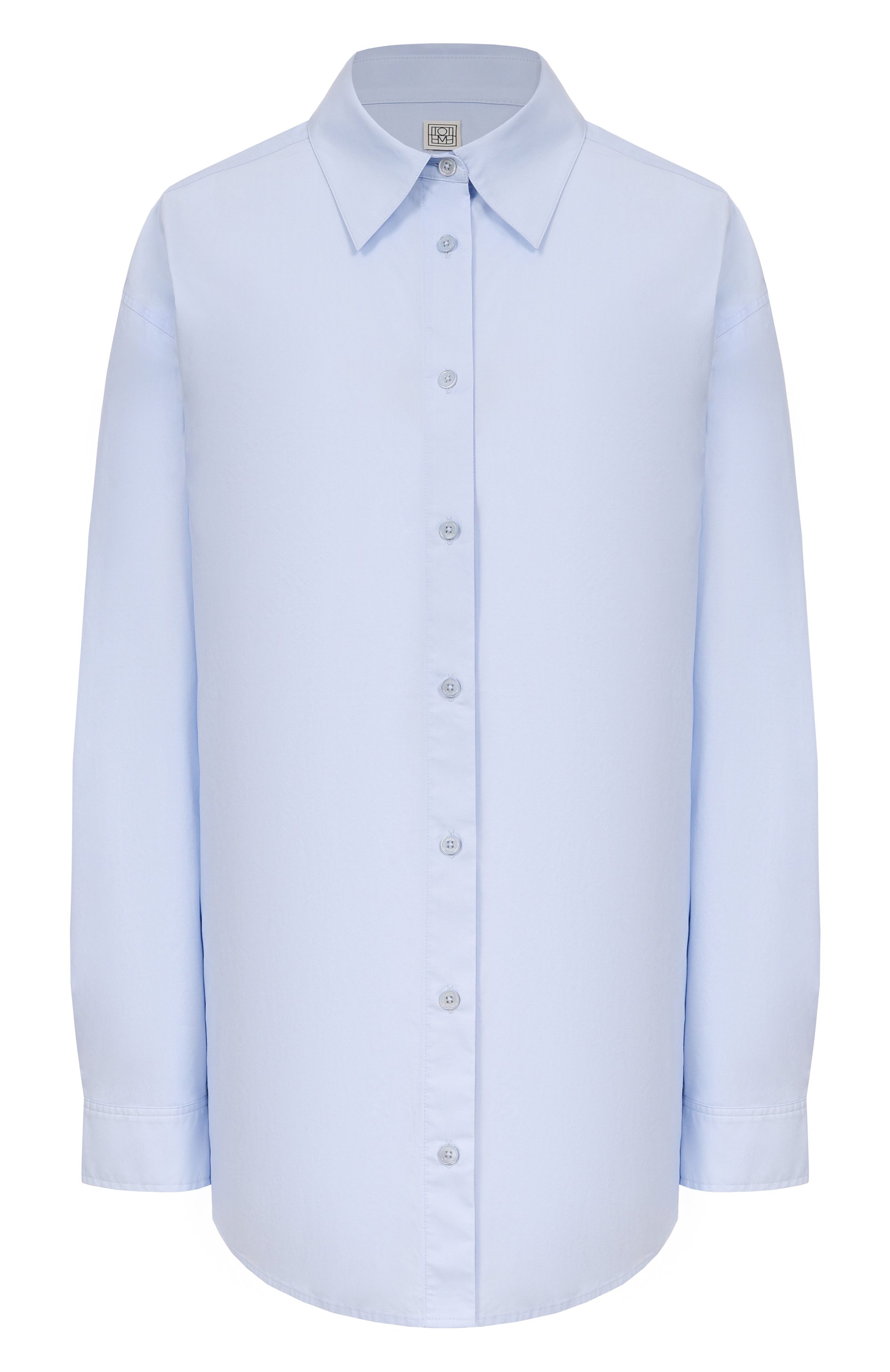 Хлопковая рубашка TOTEME, арт. 252-WRT0480-FB0415, фото 1