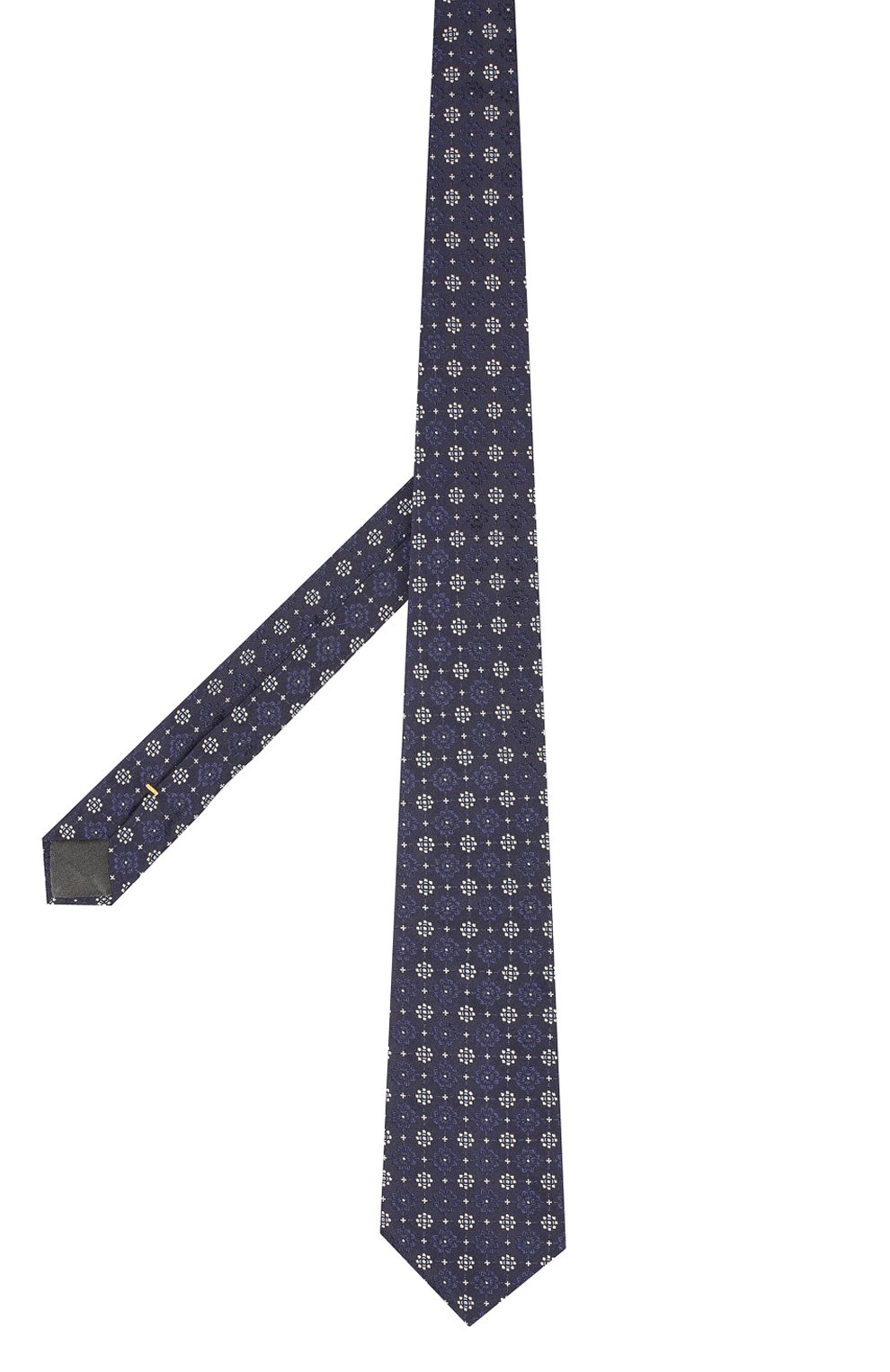 Шелковый галстук CANALI темно-синего цвета по цене 10600 руб., арт. 18/HJ02262, фото 2 Шелковый галстук CANALI, арт. 18/HJ02262, фото 2