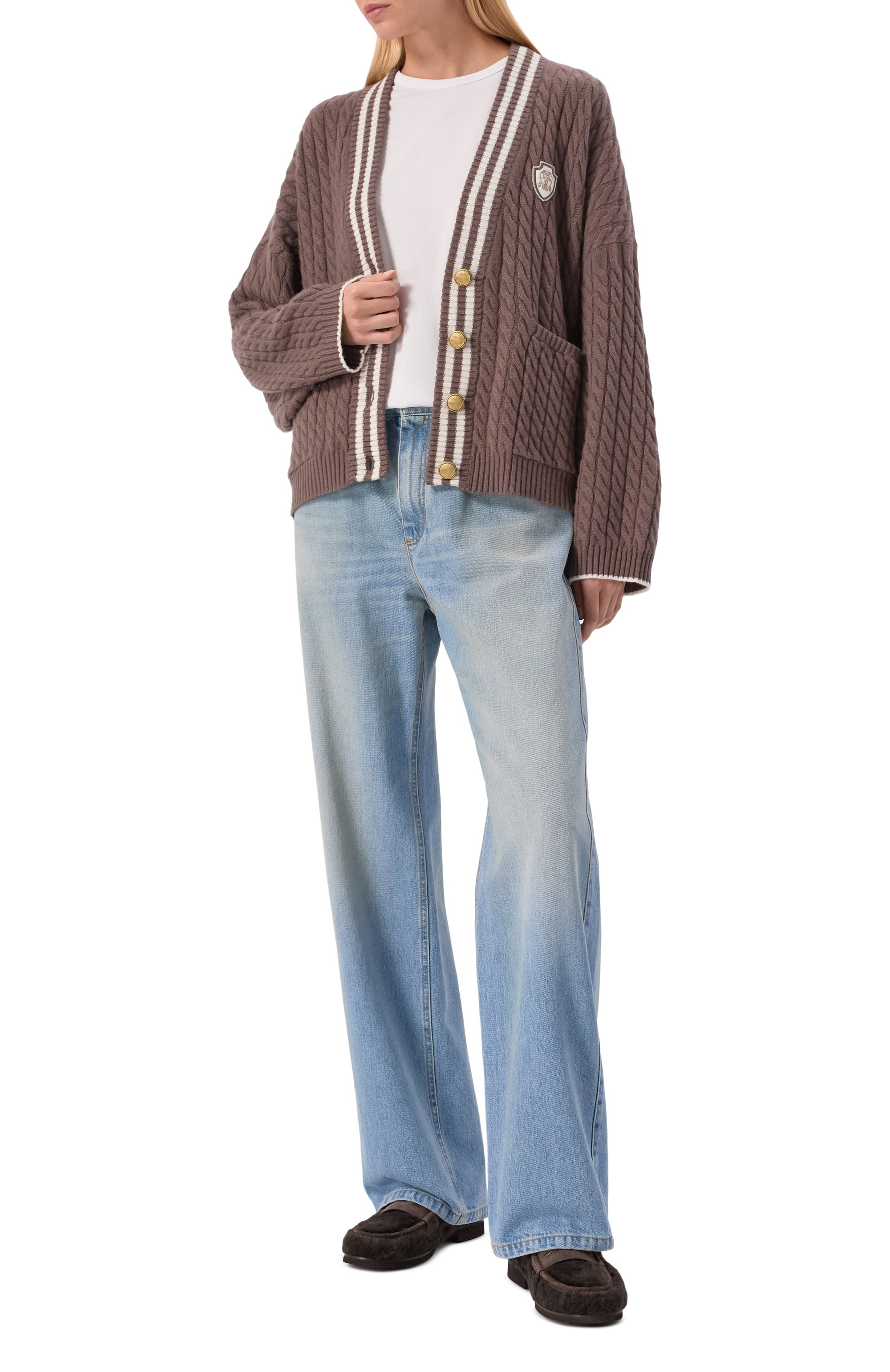 Пенни-лоферы из овчины BRUNELLO CUCINELLI, арт. MZBPG3113, фото 3