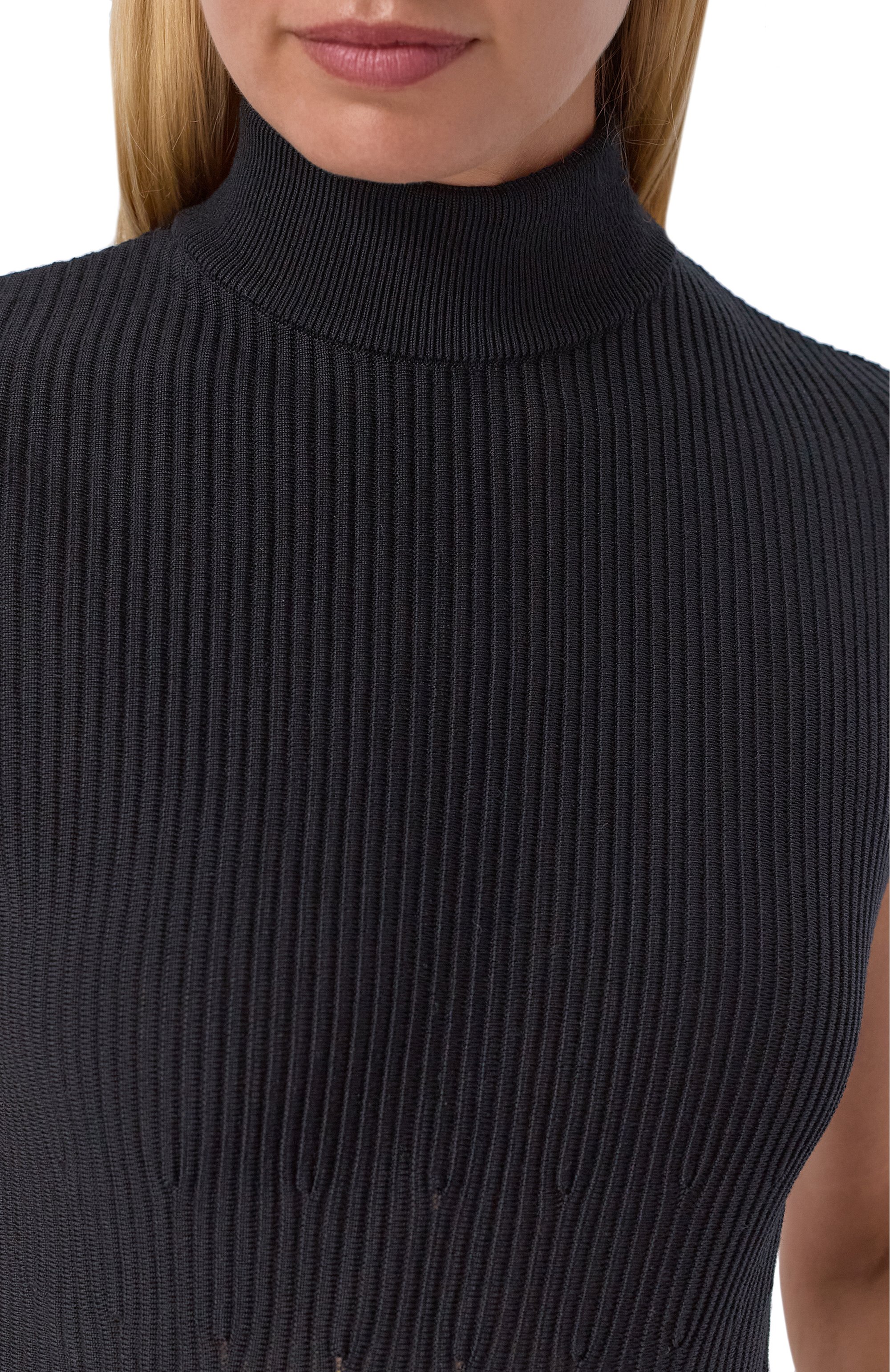 Шерстяное боди BALMAIN черного цвета по цене 157000 руб., арт. HF1BC060/KK06, фото 5 Шерстяное боди BALMAIN, арт. HF1BC060/KK06, фото 5