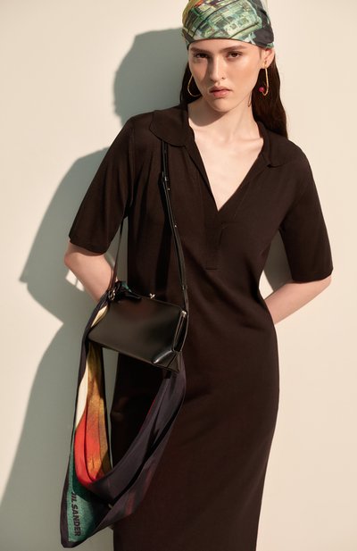 Платок из вискозы JIL SANDER, арт. J03TF0103/J40085, фото 5