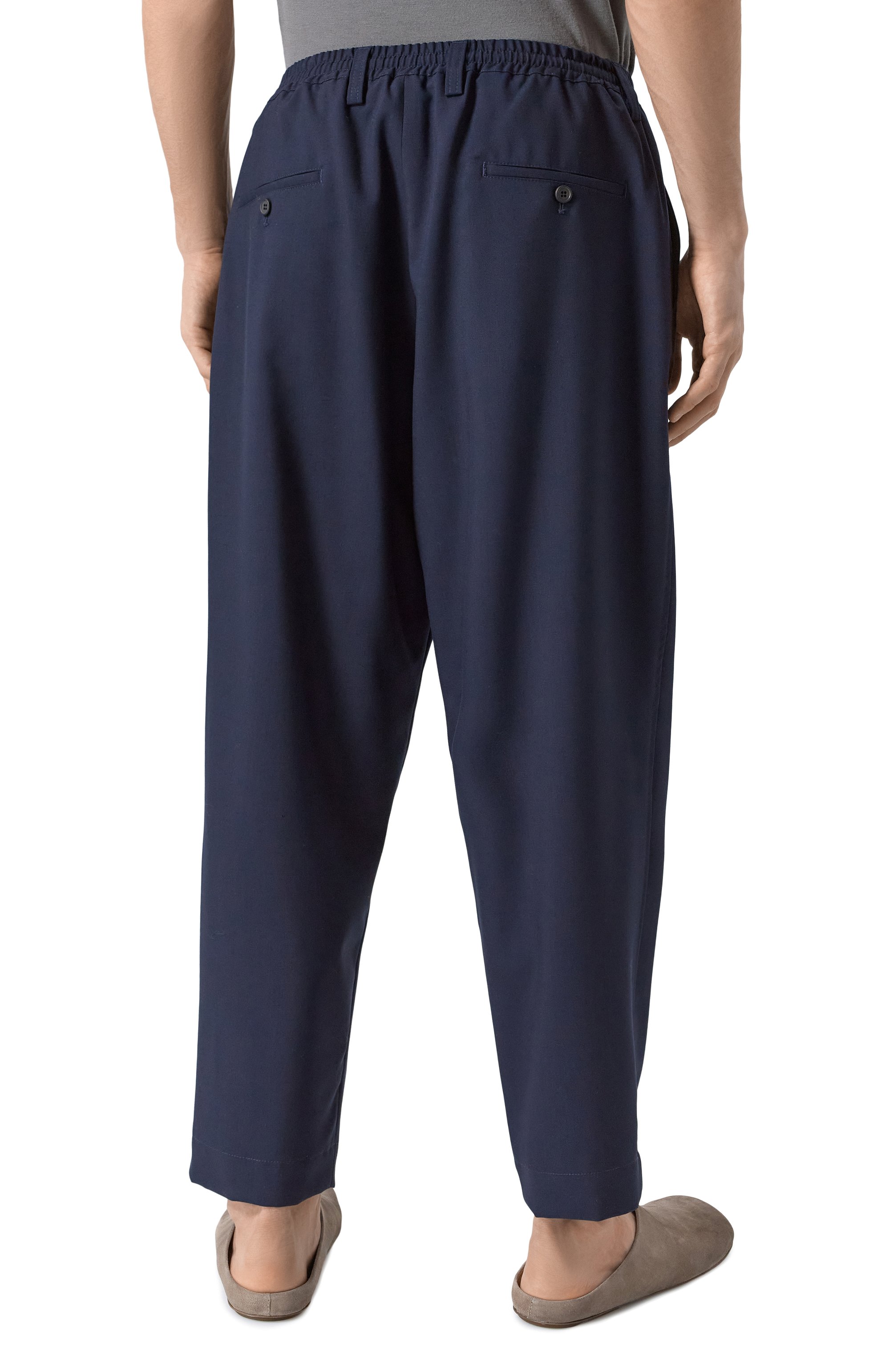 Шерстяные брюки MARNI, арт. PUMU0017U4/TW839, фото 4