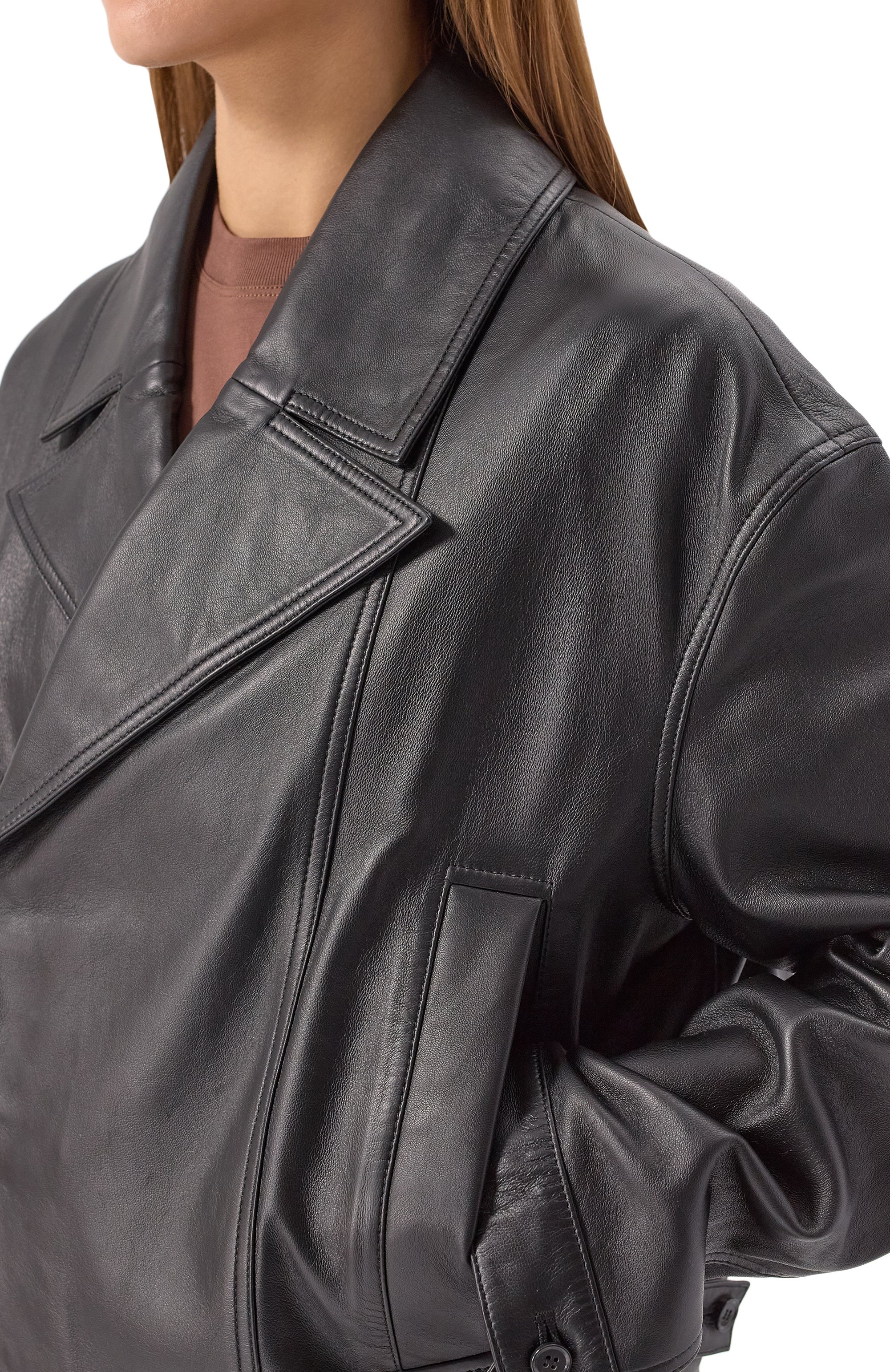 Кожаная куртка LOULOU DE SAISON, арт. KAIPAN, фото 5