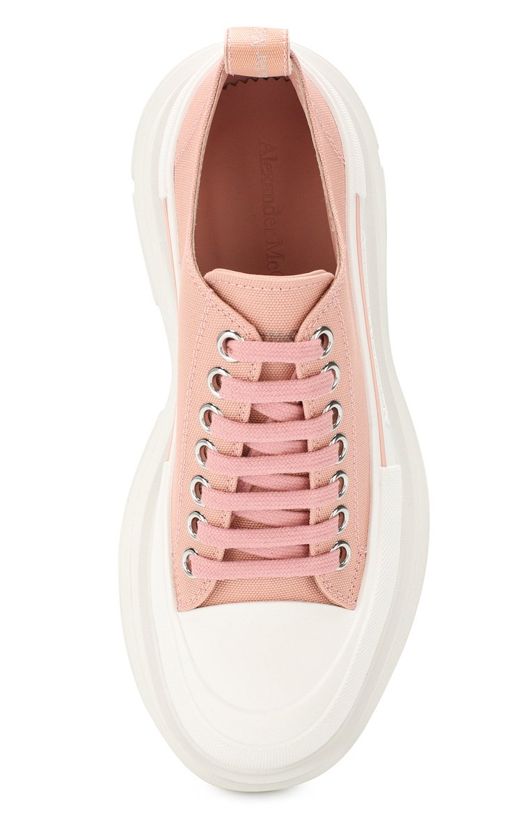 Текстильные кеды ALEXANDER MCQUEEN, арт. 611705/W4LR1, фото 1
