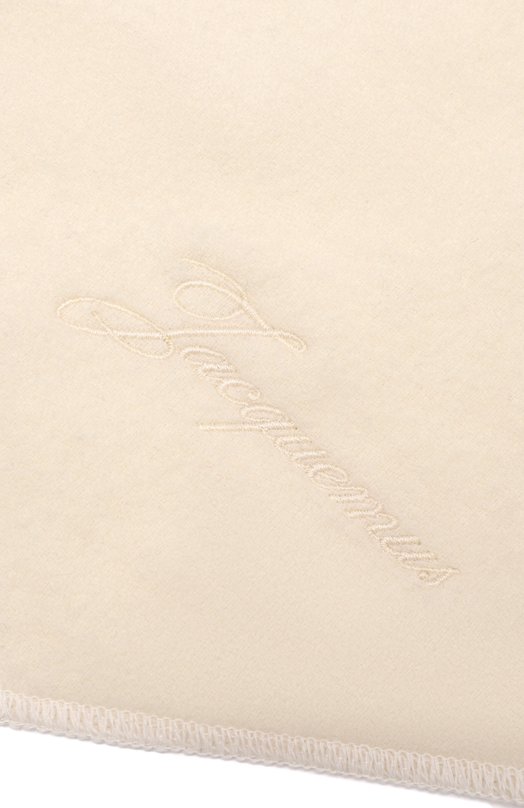 Кашемировый шарф-косынка Jacquemus 25HACU00783/AK00292 Кремовый  25HACU00783/AK00292 Фото 3