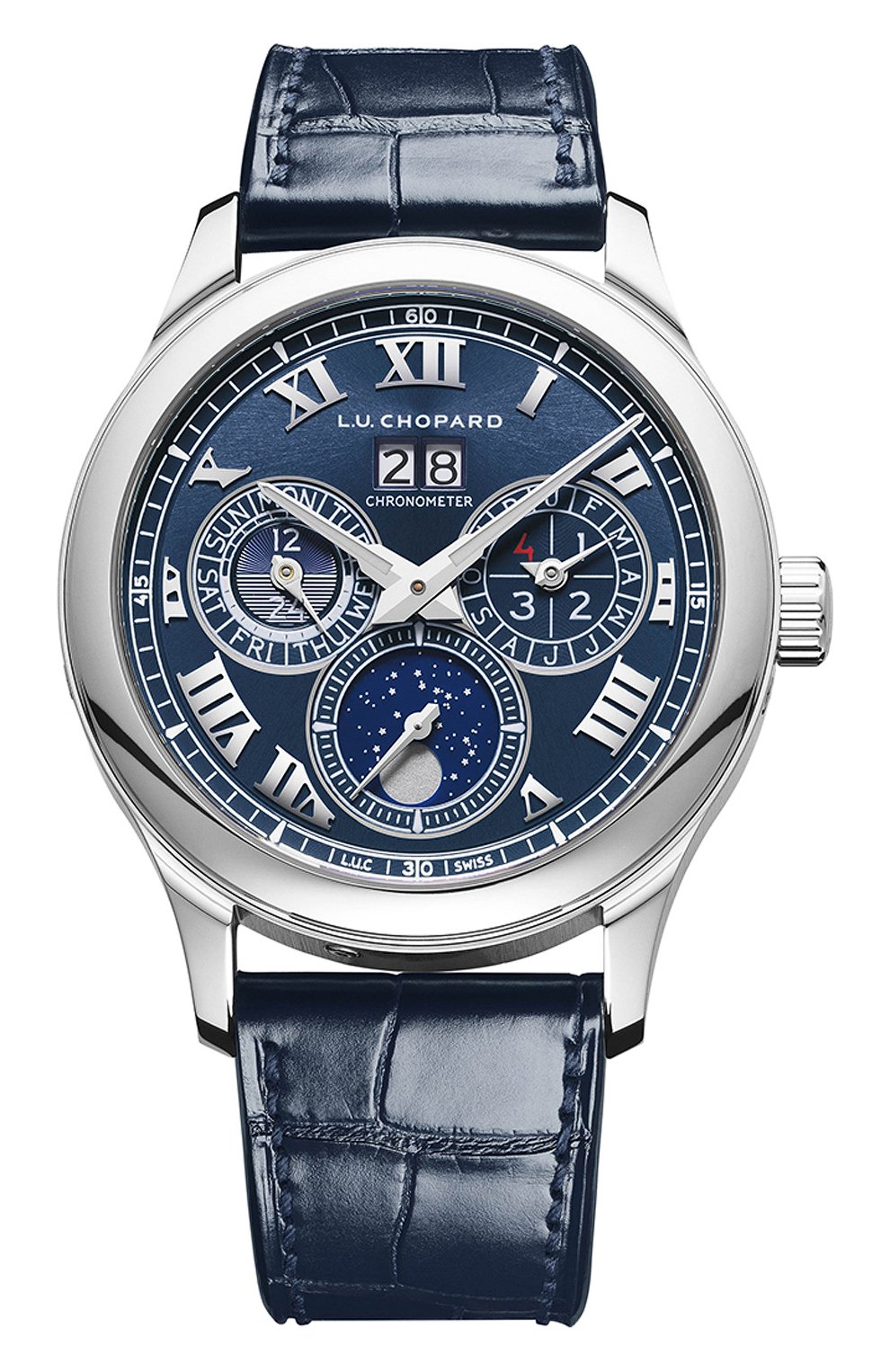 Часы lunar one platinum CHOPARD, арт. 161927-9001, фото 1