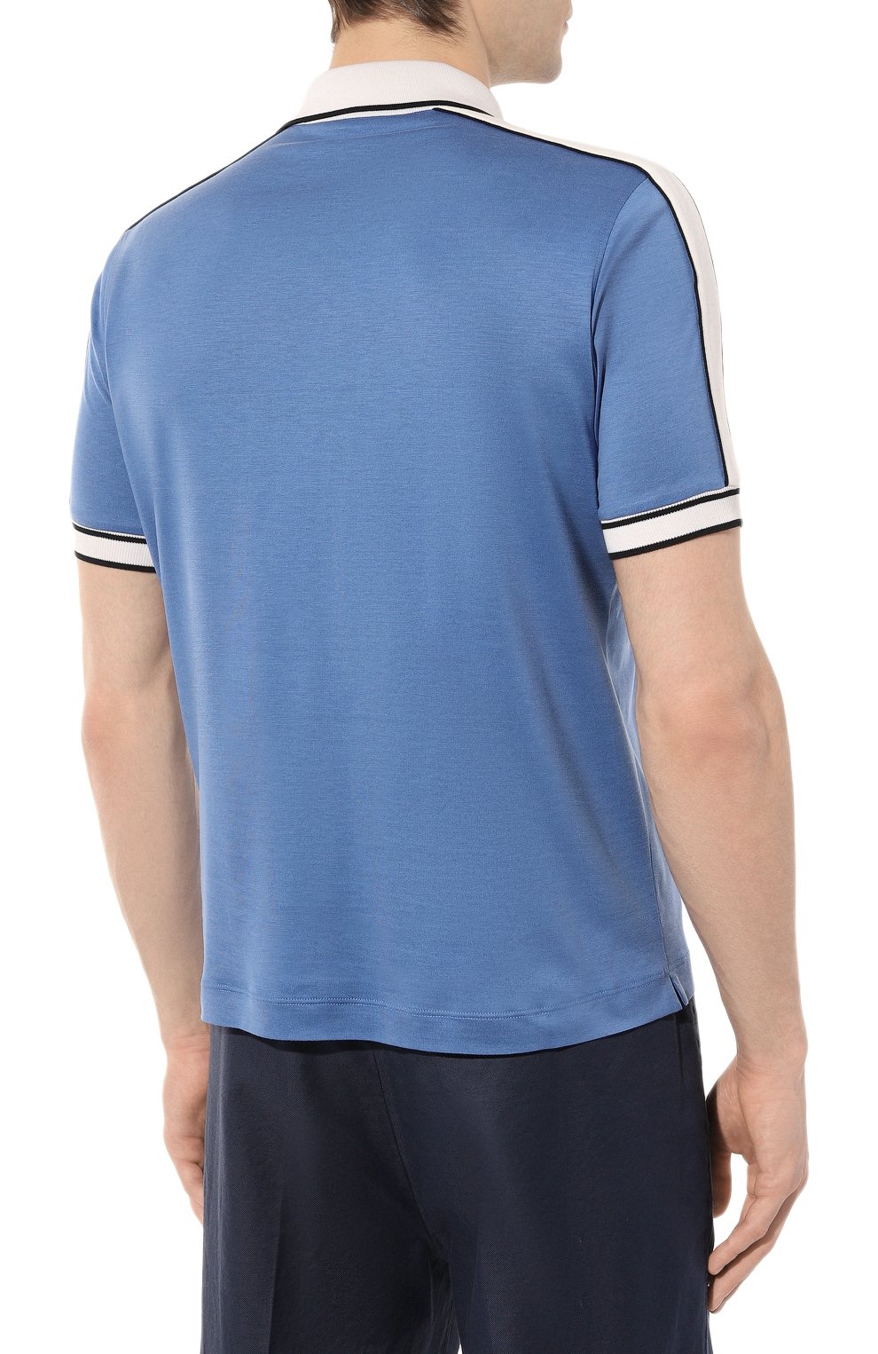 Поло из шелка и хлопка STEFANO RICCI, арт. K818919P31/T23271, фото 4