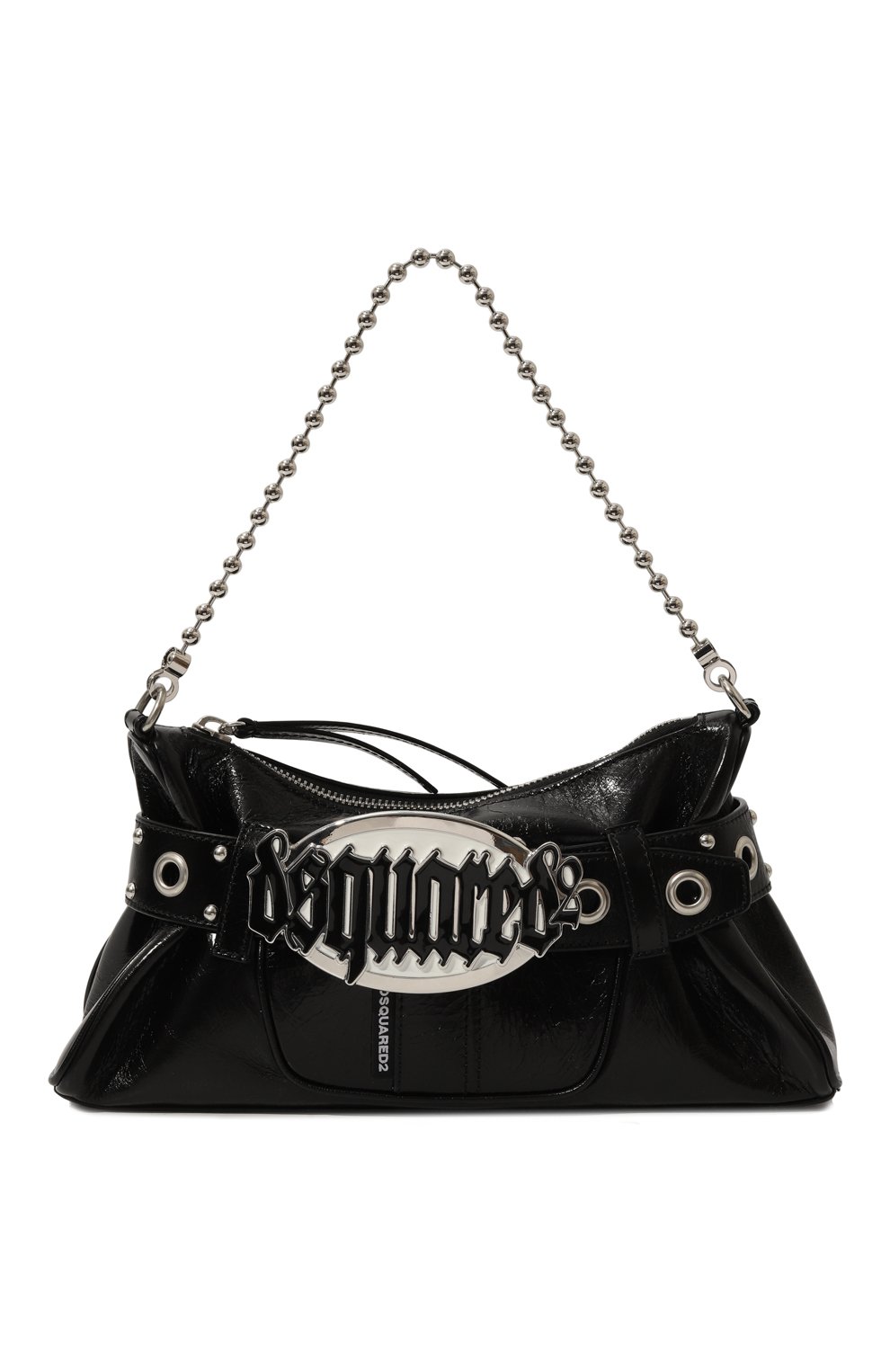Сумка gothic DSQUARED2 черного цвета по цене 108000 руб., арт. SDW0065_TRW0065/01500001, фото 1 Сумка gothic DSQUARED2, арт. SDW0065_TRW0065/01500001, фото 1