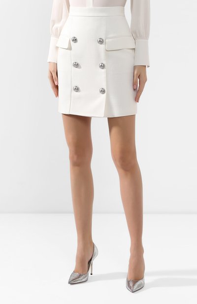 Юбка из вискозы BALMAIN, арт. SF04082/V051, фото 3