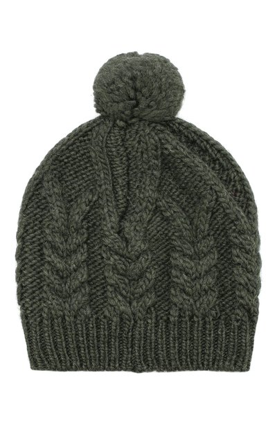 Шерстяная шапка фактурной вязки с помпоном MONCLER, арт. D2-093-00247-00-09918, фото 2