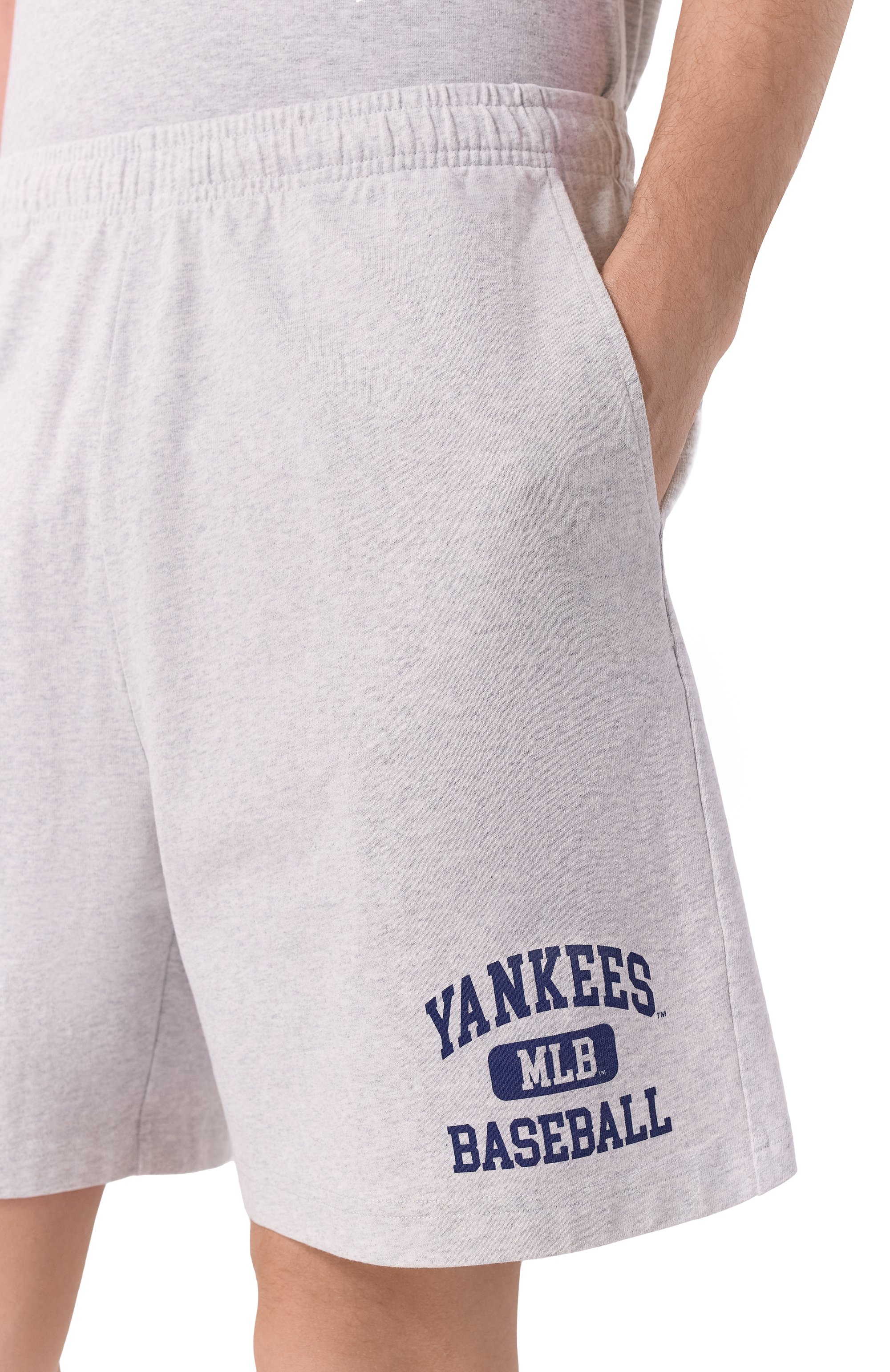 Хлопковые шорты sporty & rich x '47 & the new york yankees SPORTY AND RICH, арт. SH039623660GY03, фото 5