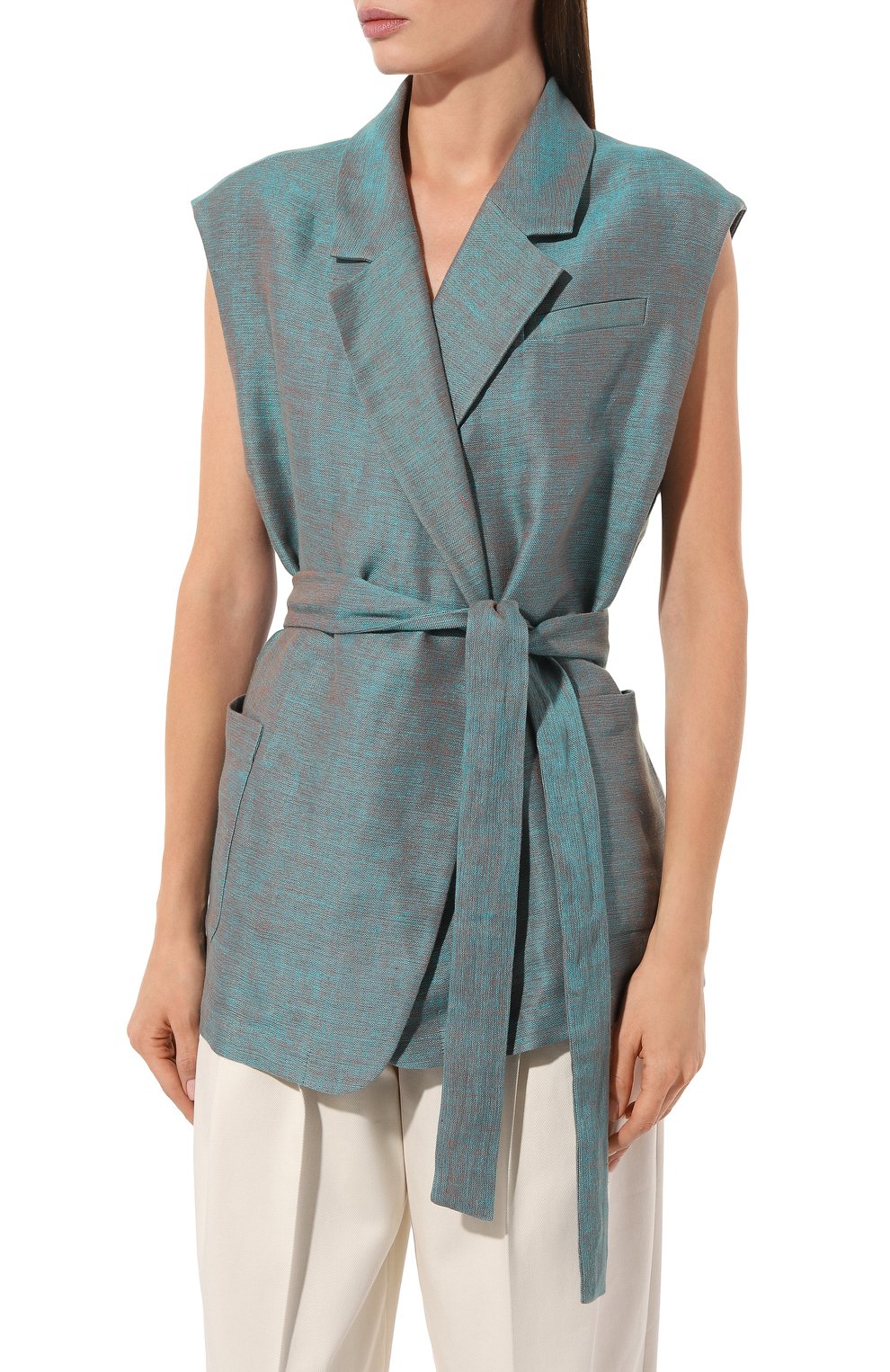 Льняной жилет AKHMADULLINA, арт. 1122.2JI201/L954, фото 3